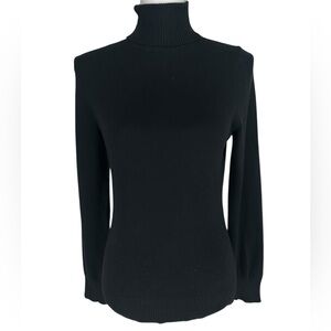 MERONA / Black Classic Turtleneck Sweater / Small
